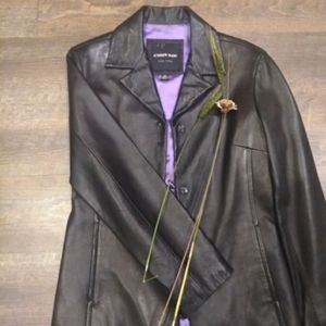 Andrew Marc super soft leather jacket in black